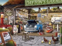 Пазл Гараж