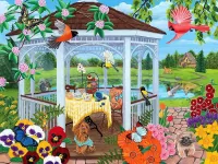 Пазл Garden Gazebo