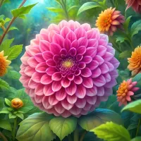 Пазл Георгин