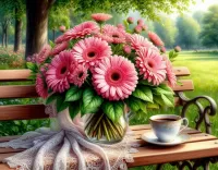 Пазл Герберы