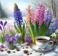 Пазл Гиацинты