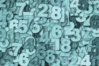 Пазл Голубые числа