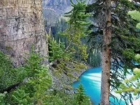 Пазл Голубое озеро