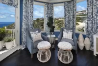 Пазл Голубой интерьер