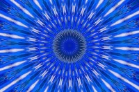 Пазл Голубой круг