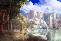 Пазл Горы и лес