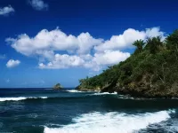 Пазл Горы море волны