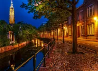 Пазл Город ночью 