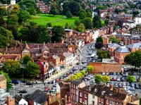 Пазл Город с птичьего полета