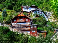 Пазл Город в горах