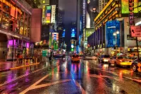 Пазл Город в неоне