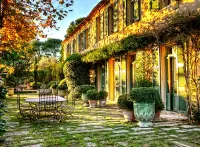 Пазл Городок на холмах