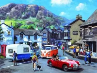 Пазл Городок в горах