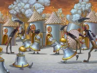 Пазл Городок в табакерке