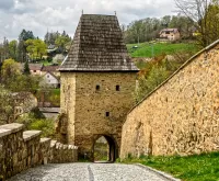 Пазл Городская стена