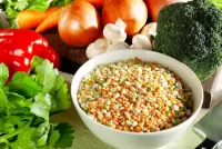 Пазл Горох и овощи