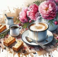 Пазл Горячий кофе