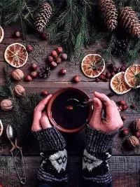 Пазл горячий шоколад