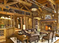 Пазл Гостиная с баром