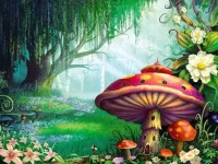 Пазл Гриб-теремок