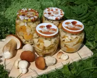 Пазл Грибные заготовки