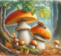 Пазл Грибочки