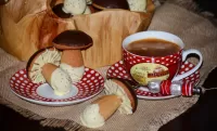Пазл Грибочки к кофе