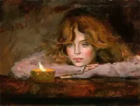Пазл Грустная красавица