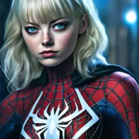 Пазл Гвен в костюме Питера