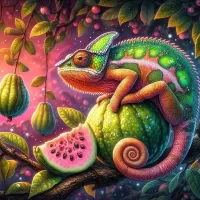 Пазл Хамелеон