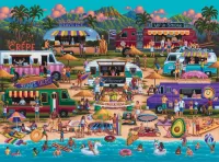 Пазл Hawaiian Food Truck Festival