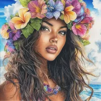 Пазл Hawaiian girls