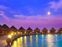 Пазл Хижины на воде