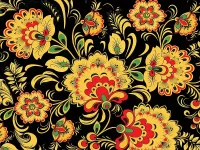 Пазл Хохломские узоры