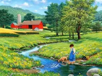 Пазл Холодная вода