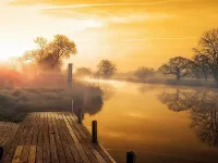 Пазл Холодный закат