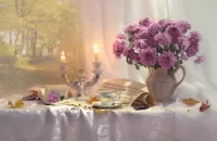 Пазл Хризантемы