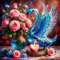 Пазл Хрустальная статуэтка