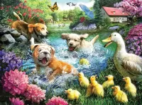 Пазл Игры на воде