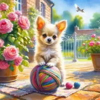 Пазл Игривый щенок