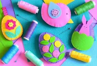 Пазл Игрушки из фетра