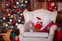 Пазл Игрушки в кресле