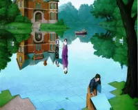 Пазл Иллюзия озера