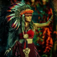 Пазл Индианка