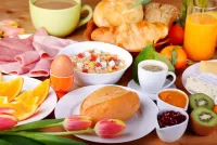 Пазл К завтраку