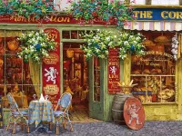 Пазл Кафе Белый лев