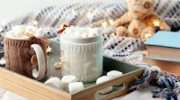 Пазл какао с зефирками
