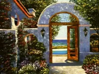 Пазл Калитка к морю