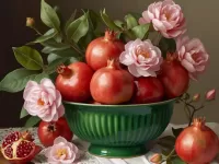 Пазл Камелии и гранаты