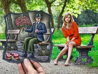 Пазл Карандаш против камеры